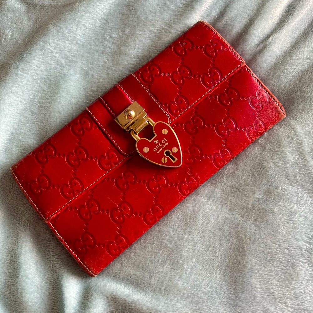 Worn Vintage Gucci Wallet